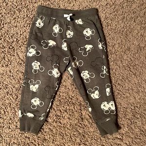 Mickey Mouse sweatpants. Disney Jumping Beans collection from Kohls.